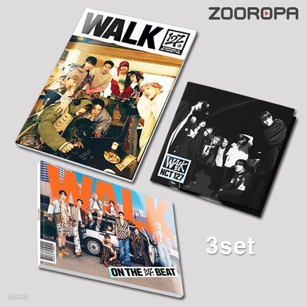 [미개봉/3종세트] 엔시티 127 NCT 127 WALK 6집