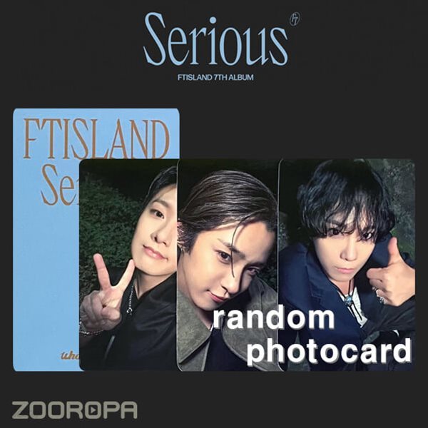 [새상품/C 포토카드] FT아일랜드 FTISLAND Serious (정품/후즈팬 스토어)