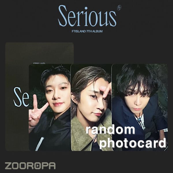 [새상품/D 포토카드] FT아일랜드 FTISLAND Serious (정품/디어마이뮤즈)