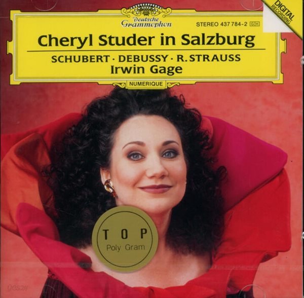 Schubert : 셰릴 스투더 인 짤츠부르크(Cheryl Studer In Salzburg) - 게이지 (Irwin Gage) (미개봉)