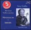 Ivry Gitlis 멘델스존 / 시벨리우스: 바이올린 협주곡