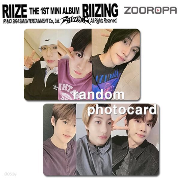 [새상품/D 포토카드] RIIZE 라이즈 RIIZING (정품/팬플리)