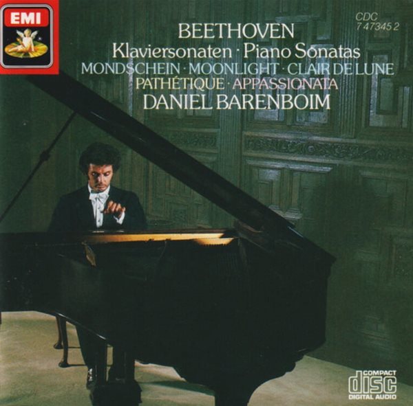 Beethoven : Piano Sonatas , Moonlight - 다니엘 바렌보임 (Daniel Barenboim)(독일발매)