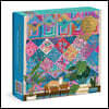 Victoria Ball Quilter's Corner 1000 Piece Foil Puzzle