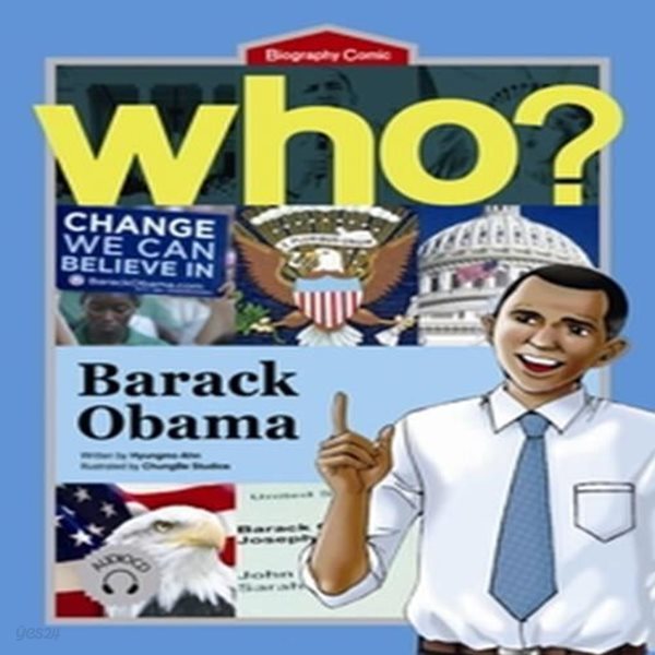 Who? Barack Obama (Book+Audio CD)