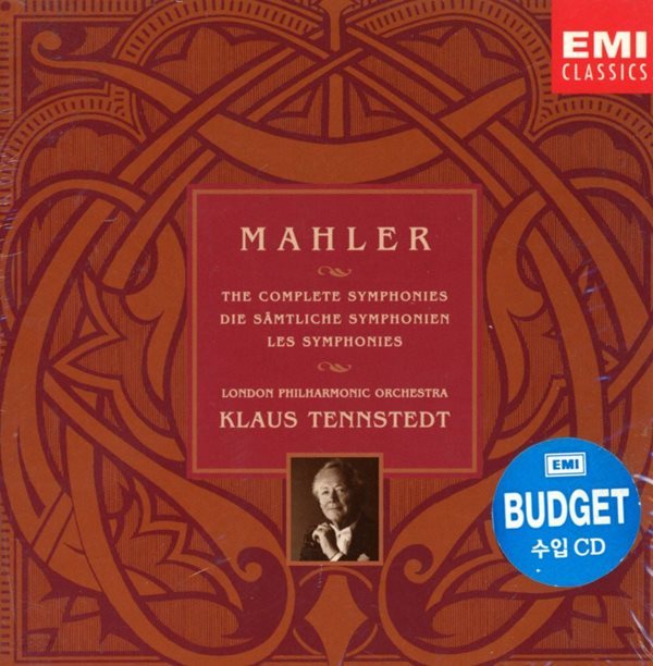 클라우스 텐슈테트 - Klaus Tennstedt - Mahler The Complete Symphonies 11Cds [미개봉] [E.U발매]