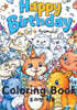 Happy Birthday Animals Coloring Book