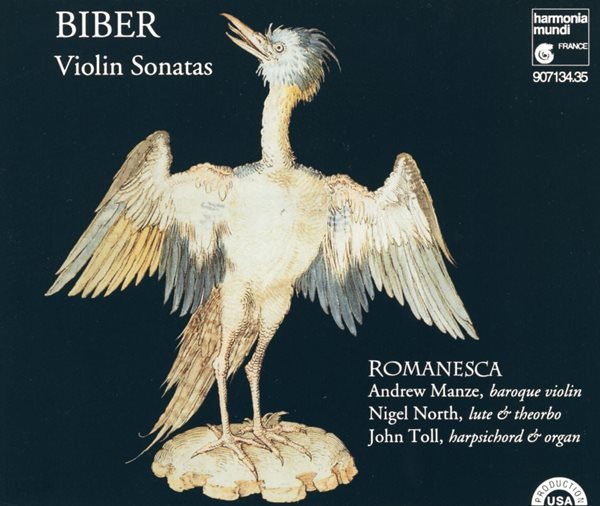 앤드류 맨지 - Andrew Manze - Biber Romanesca Violin Sonatas 2Cds [독일발매]