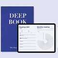 딥북 Q&A 독서노트 굿노트 PDF 필사노트 독서기록장 독후감 독서감상문 자문자답  독서토론