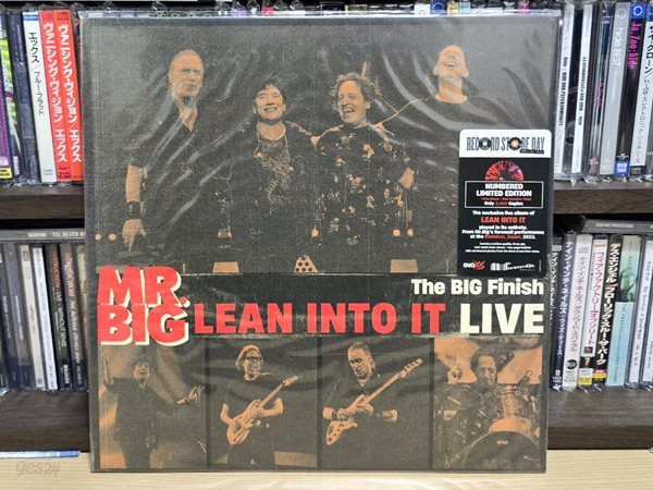 (미개봉 RSD 한정반 / 컬러 바이닐) Mr Big 미스터빅 - Big Finish / Lean Into It Live (RSD Exclusive)