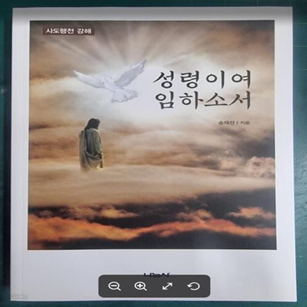 성령이여 임하소서  (사도행전 강해) / 송재선 / 나눔사 [최상급] - 실사진과 설명확인요망