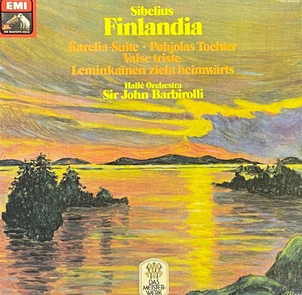 [LP] 존 바비롤리 - John Barbirolli - Sibelius Finlandia,Karelia-Suite LP [독일반]