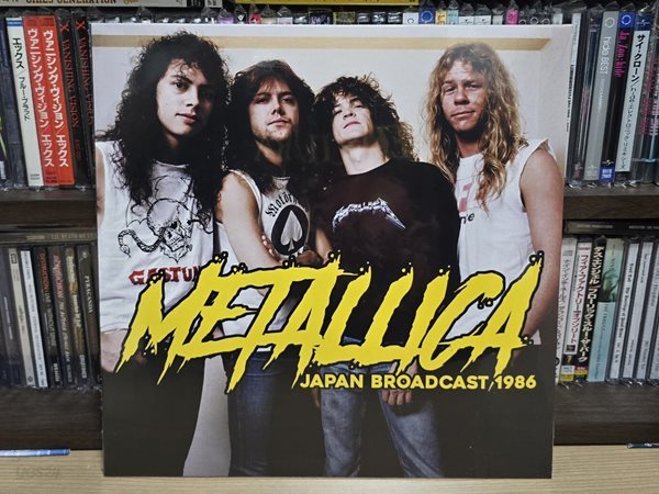 (미개봉 / 2LP / 500장 한정반 / Unofficial 수입 바이닐) Metallica 메탈리카 - Japan Broadcast 1986