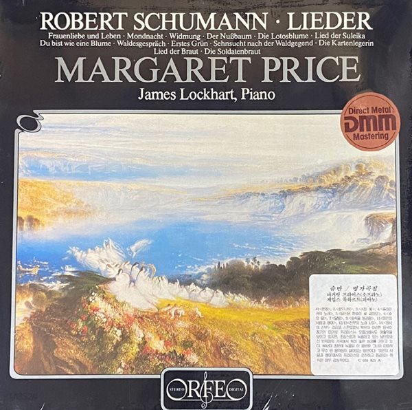 [LP] 마거릿 프라이스,제임스 록하르트 - Margaret Price,James Lockhart - Schumann Lieder LP [미개봉] [독일반]