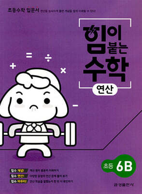 힘이 붙는 수학 연산 초등 6B
