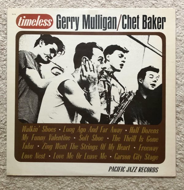 [LP] 수입원반 GERRY MULLIGAN /CHET BAKER PJ-75 (MONO반)