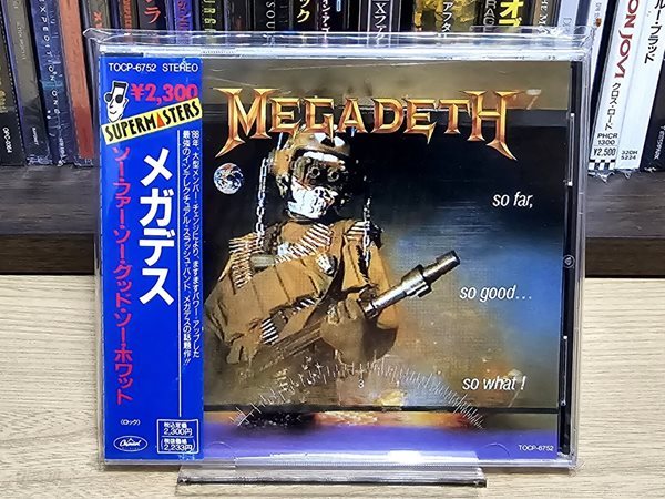 (일본반) MEGADETH (메가데스) - SO FAR, SO GOOD...SO WHAT