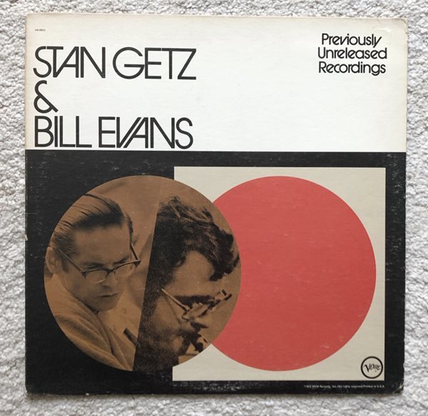 [LP] 수입원반 STAN GETZ &amp; BILL EVANS V6-8833