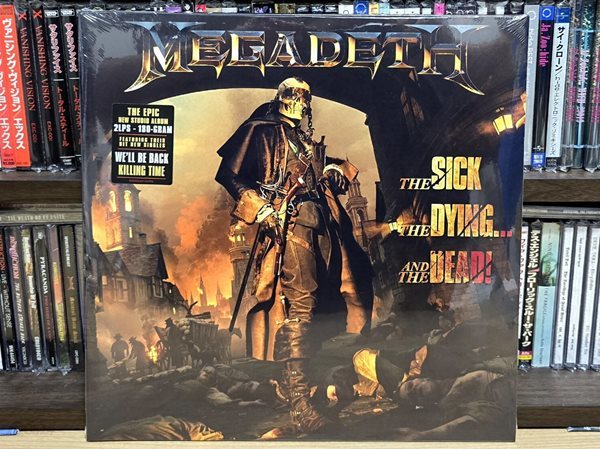 (미개봉 / 2LP / 수입 바이닐) Megadeth 메가데스 - The Sick, The Dying... And The Dead!