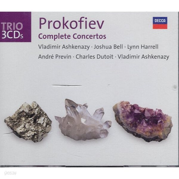 [수입] [3CD] Prokofiev Piano &amp; Violin Concertos &amp; Sinfonia concertante &amp; Concertino - Ashkenazy / Joshua Bell / Previn / Dutoit