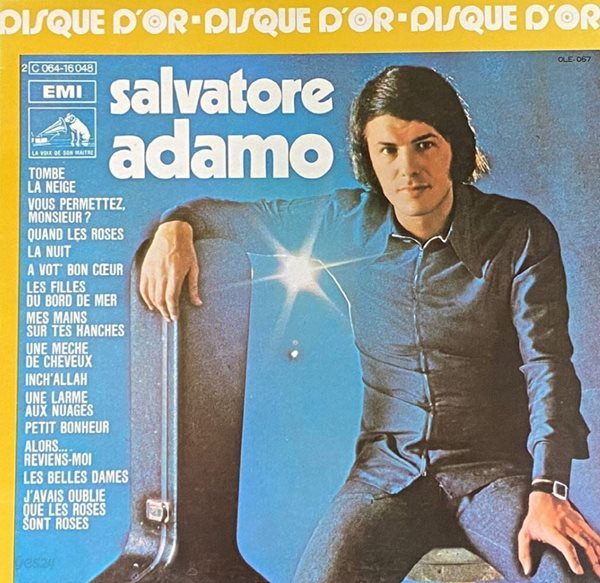 [LP] 살바토레 아다모 - Salvatore Adamo - Disque D or LP [오아시스-라이센스반]