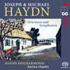 Enrico Onofri 요제프 하이든: 교향곡 96번 ‘기적’ / 미하엘 하이든: 교향곡 39번 등 (Joseph & Michael Haydn: Overtures And Symphonies)