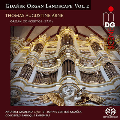 Andrzej Szadejko 토마스 아르네: 오르간 협주곡 모음집 (Arne: Organ Concertos Landscape Vol.2)