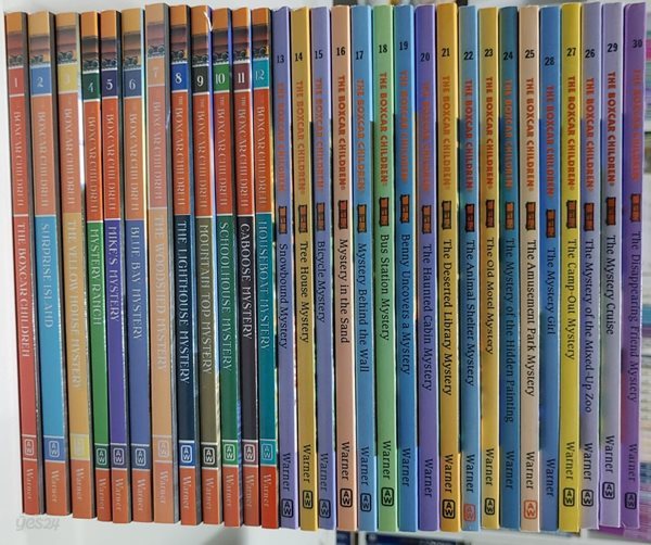 30권세트 The Boxcar Children Set #1-30 ( Set) - The Boxcar Children Mysteries (Paperback)  Gertrude Chandler Warner Albert Whitman &amp; Co | 1991년 09월