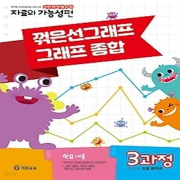 기탄영역별수학 자료와 가능성편 3과정 - 꺾은선그래프, 그래프 종합