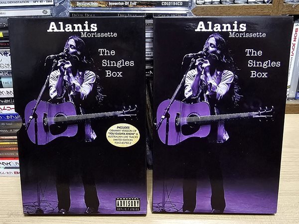 (수입반 / 희귀 5CD 박스세트 Box set) Alanis Morissette - The Singles Box