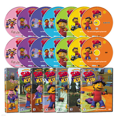 꼬마 과학자 시드 1집 14종세트 (DVD7종 + 오디오CD7종)