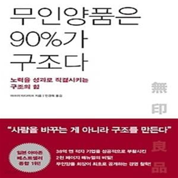 무인양품은 90%가 구조다