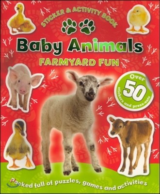 Sticker &amp; Activity Book : Baby Animals - Farmyard Fun