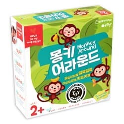 브레인티저스 몽키어라운드 보드게임 2세이상 동작 협응 파티