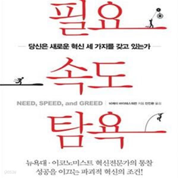 필요 속도 탐욕 (당신은 새로운 혁신 세 가지를 갖고 있는가)