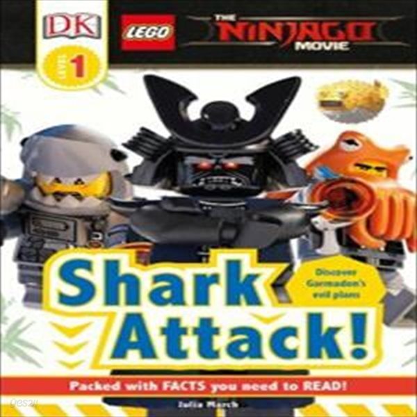 [중고-최상] DK Readers L1: The Lego(r) Ninjago(r) Movie: Shark Attack!