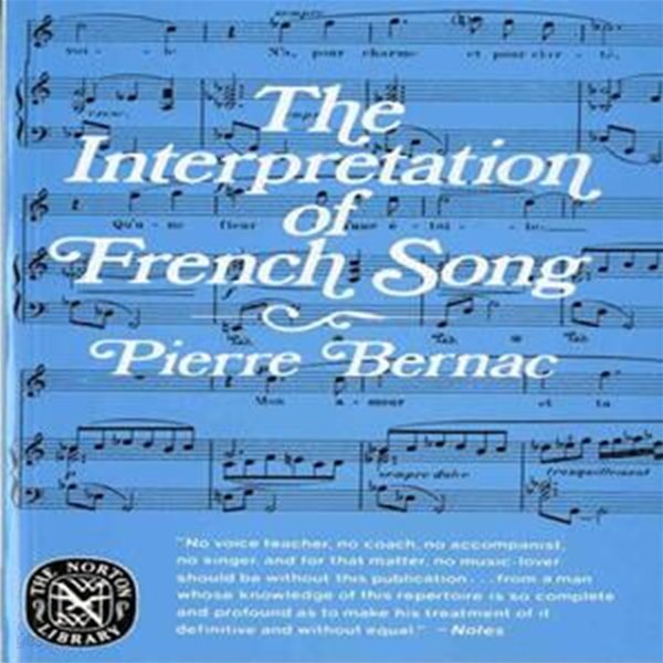 The Interpretation of French Song