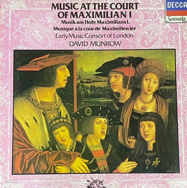 [LP] 데이비드 먼로우 - David Munrow - Music At The Court Of Maximlians 1 LP [성음-라이센스반]