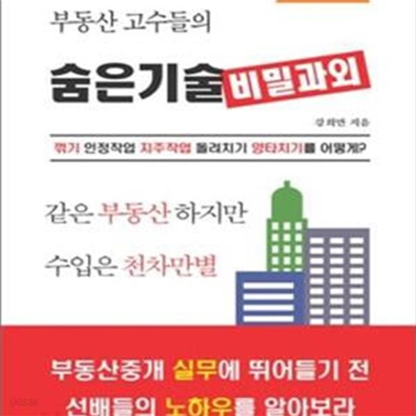 숨은기술 비밀과외 (부동산 고수들의,부동산 숙달하기2)