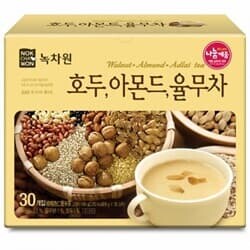 녹차원 호두아몬드율무차 30스틱다양한 견과류