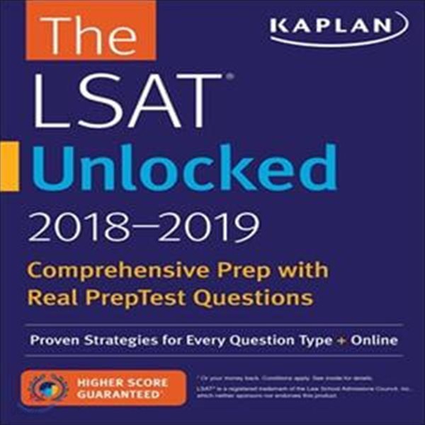 LSAT Unlocked 2018-2019: Proven Strategies for Every Question Type + Online (Paperback) 