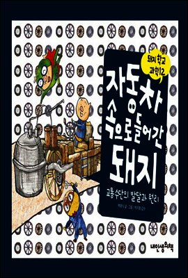 자동차 속으로 들어간 돼지