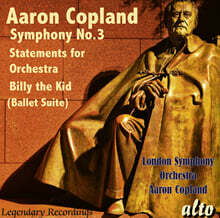 Aaron Copland 아론 코플랜드: 교향곡 3번, 빌리 더 키드 (발레 조곡), 교향곡 3번 (Aaron Copland: Symphonie No 3)