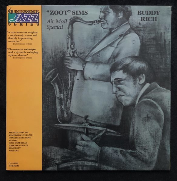 [LP] 수입원반 ZOOT SIMS &amp; BUDDY RICH QJ-25041