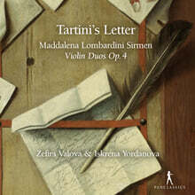 Zefira Valova / Iskrena Yordanova 마달레나 롬바르디니 시르멘: 바이올린 이중주 (Maddalena Lombardini Sirmen: Violin Duos op.4)