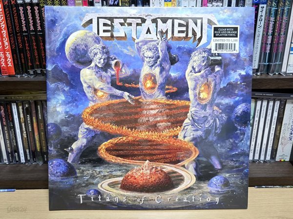 (미개봉 / 2LP / 게이트폴드 / 한정반 / 컬러 바이닐) Testament - Titans Of Creation