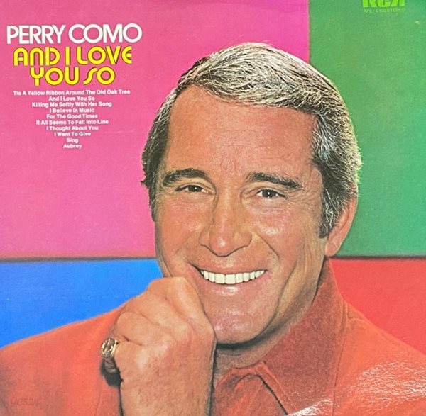 [LP] 페리 코모 - Perry Como - And I Love You So LP [서울-라이센스반]