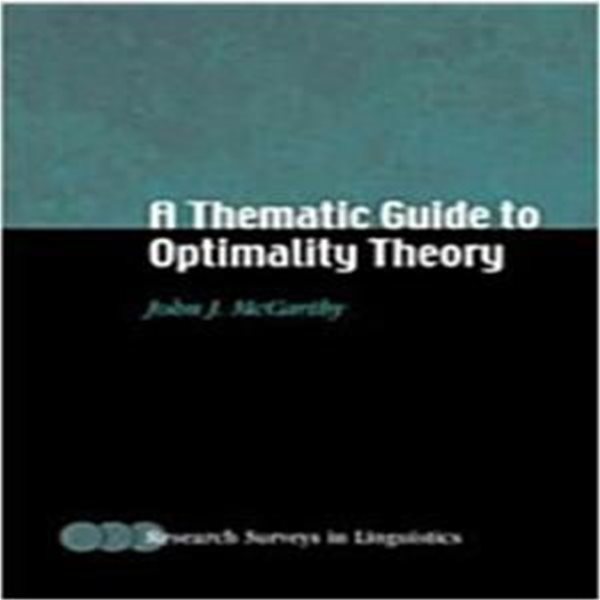 A Thematic Guide to Optimality Theory (Paperback) 