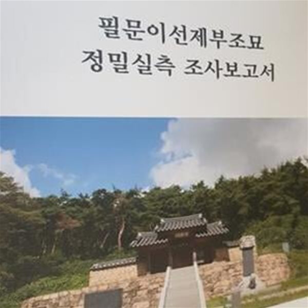 필문이선제부조묘 정밀실측 조사보고서