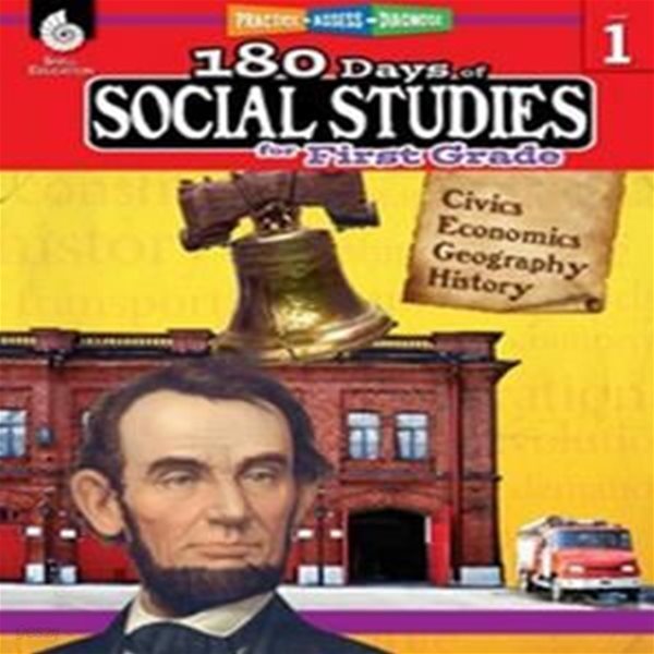 180 Days of Social Studies for First Grade (Practice, Assess, Diagnose)